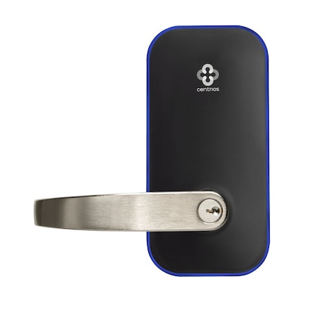 Centrios Grade 1 Smart Bluetooth Cylindrical Lock, Pacific Beach, Conventional Cylinder, Satin Nickel CEB100-PB-619-1803-54L